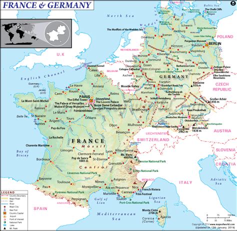 map of germany and france with cities|Germany Map .